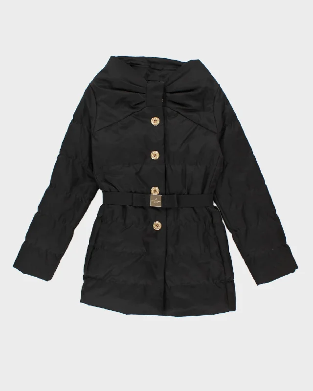 Kate Spade Belted Puffer Jacket - M Knit Jacket Woven Jacket Fleece Jacket