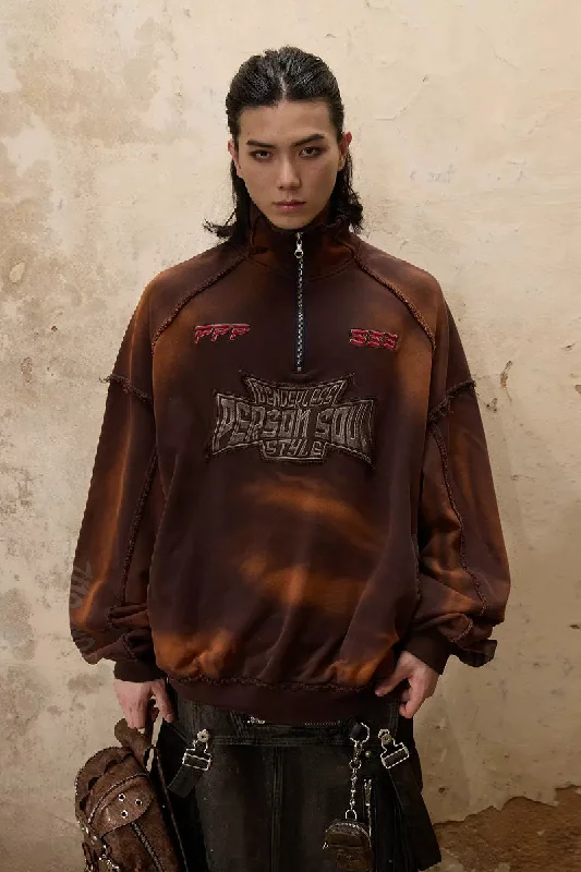 Stain Sweater Fitted Loose Oversized