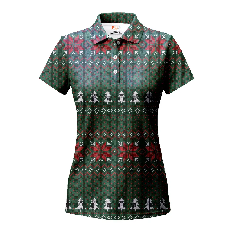Ugly Sweater | Women's Short Sleeve Jersey Fabric Tulle Fabric Batik Fabric