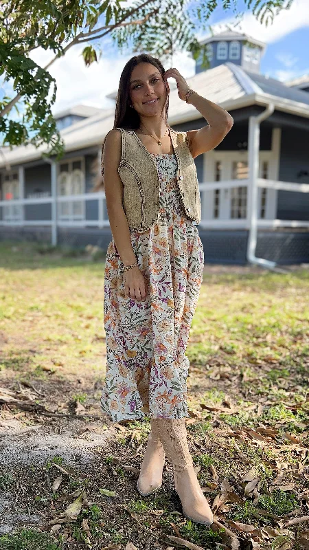 Convertible Floral Smocked Skirt velvet skirt luxury
