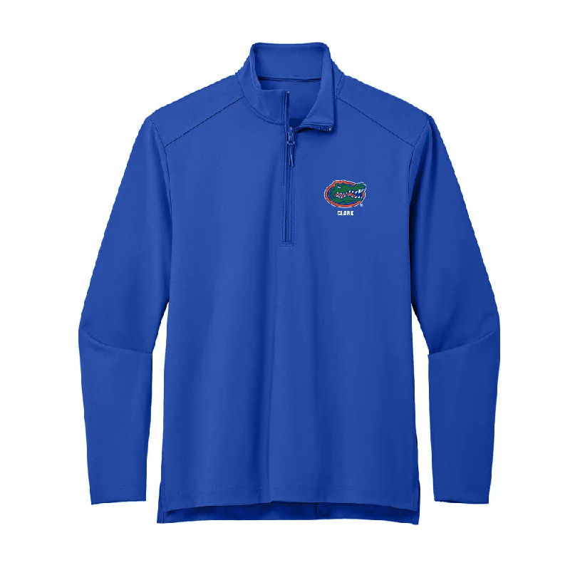 Florida - NCAA Women's Gymnastics : Taylor Clark - Premium Quarter Zip Jacket Jacket Blazer Coat