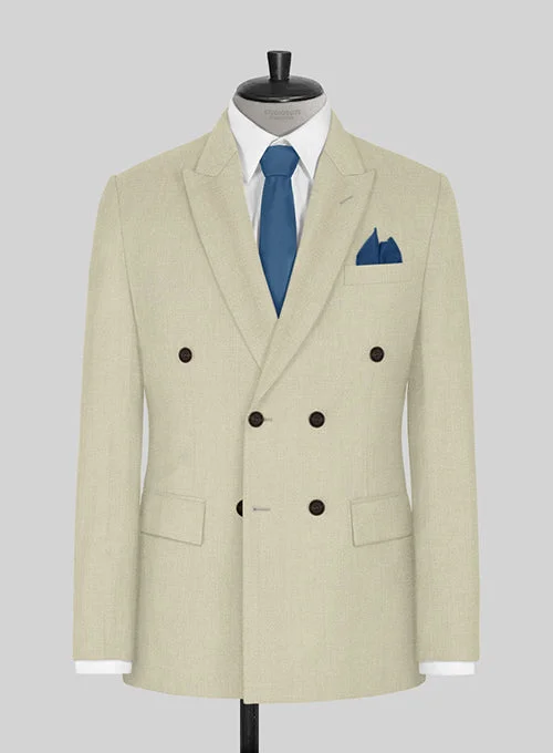 Napolean Light Beige Wool Jacket Fleece Jacket Down Jacket Parka