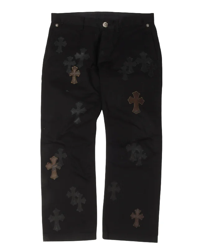 Cross Patch Chino Pants Modern Skinny Pants