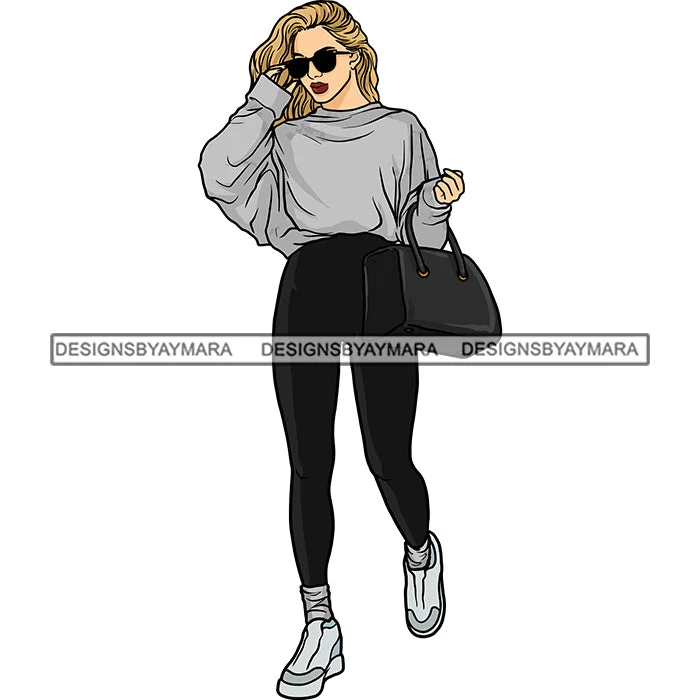 Winter Fall Fashion Woman Model Casual Clothing Outfit Cold Weather Jacket Coat Sweater Autumn SVG JPG PNG Clipart Cricut Silhouette Cut Cutting Slim Fit Regular Fit Oversized