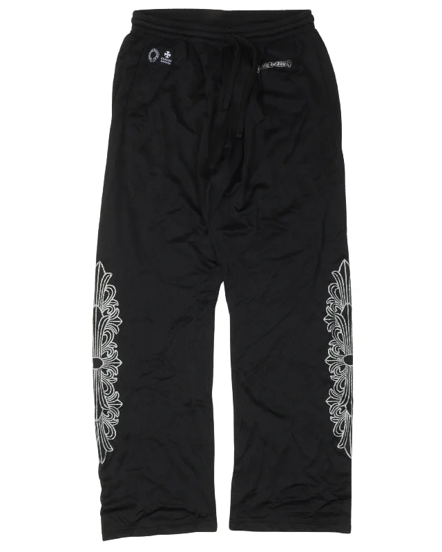 Mesh Pants Trendy Tapered Pants
