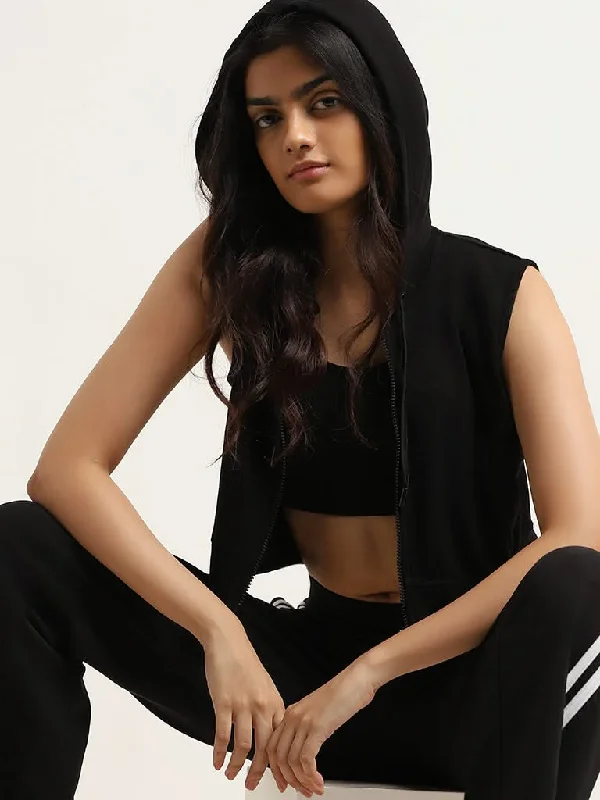 Studiofit Black Crop Zipper Jacket Faux Fur Fabric Real Fur Fabric Shearling Fabric Studiofit Black Crop Zipper Jacket Faux Fur Fabric Real Fur Fabric Shearling Fabric