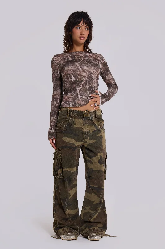 Trooper Camo Cargo Pant Modern Skinny Pants