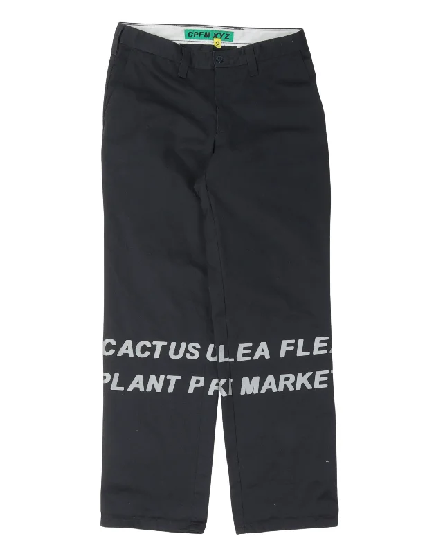 Hi Vis Work Pants Stylish Elastic Waist Pants