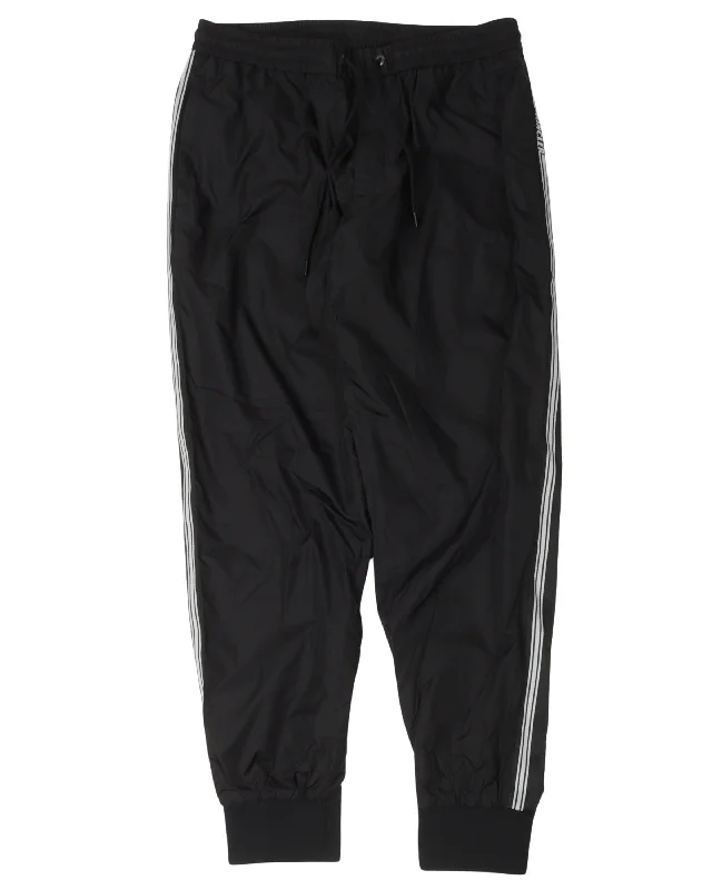 Side Stripe Track Pants Relaxed Casual Leggings
