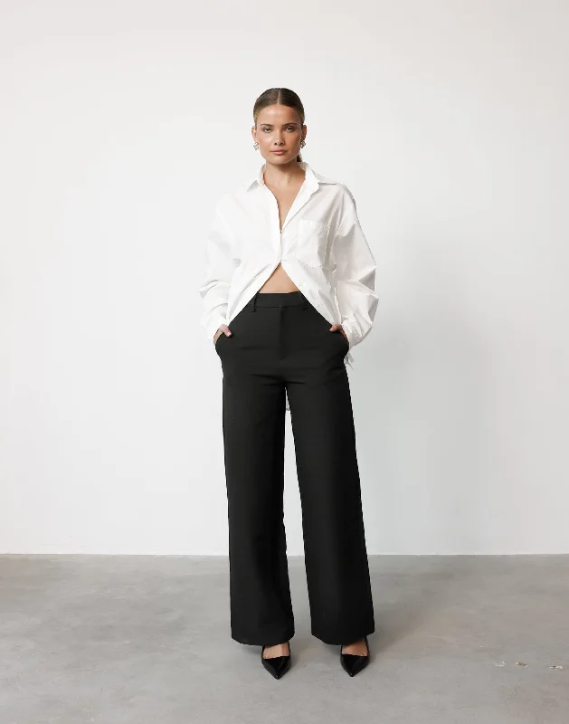 Briar Pants (Black) Stylish Harem Pants