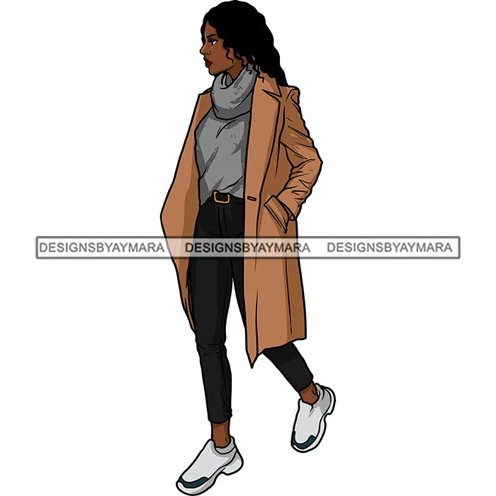 Winter Fall Fashion Woman Model Casual Clothing Outfit Cold Weather Jacket Coat Sweater Autumn SVG JPG PNG Clipart Cricut Silhouette Cut Cutting Cable Knit Ribbed Knit Lace Knit