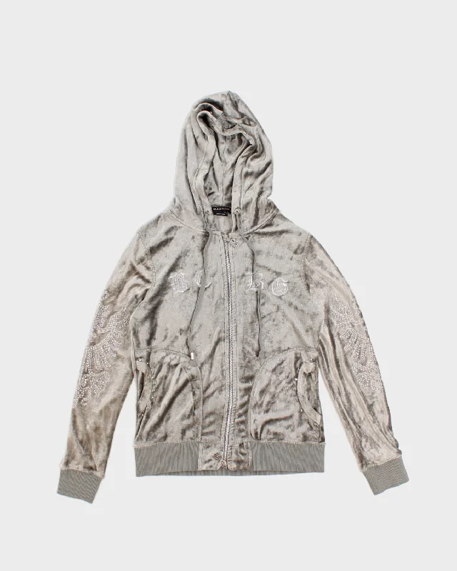 Y2K 00s BCBG MaxAzria Studded Tracksuit Jacket - M Print Jacket Jacquard Jacket Patchwork Jacket Y2K 00s BCBG MaxAzria Studded Tracksuit Jacket - M Print Jacket Jacquard Jacket Patchwork Jacket