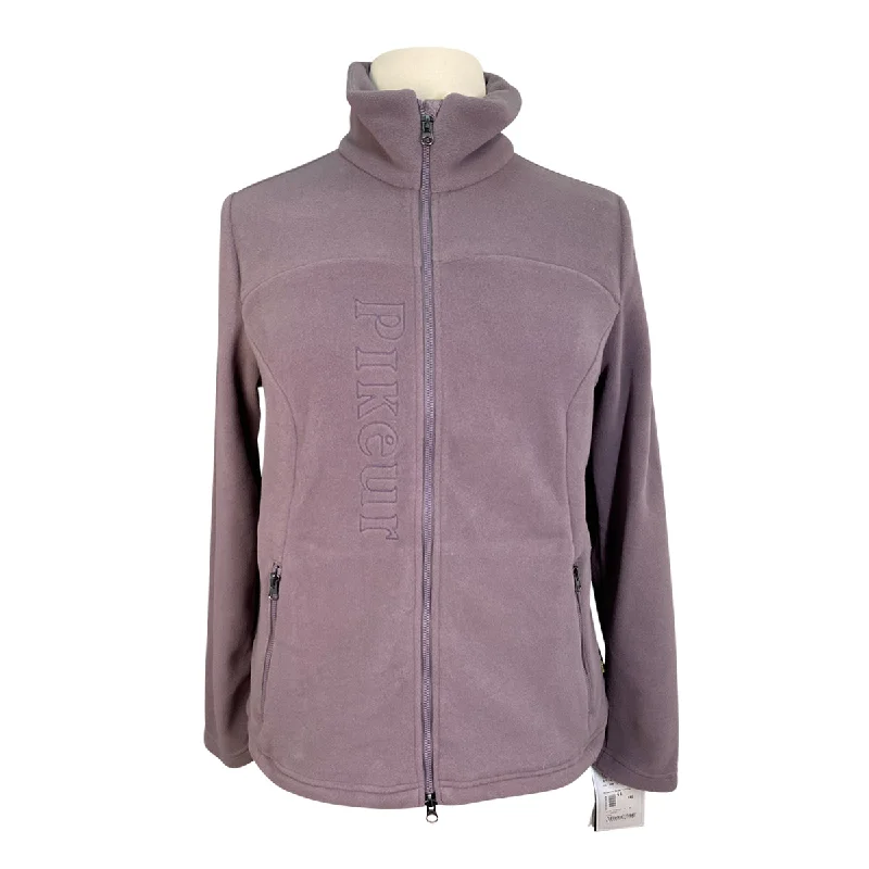Pikeur 'Lola' Fleece Jacket in Purple Grey - Women's GE 46 (US XL) Nylon Fabric Polyester Fabric Spandex Fabric Pikeur 'Lola' Fleece Jacket in Purple Grey - Women's GE 46 (US XL) Nylon Fabric Polyester Fabric Spandex Fabric