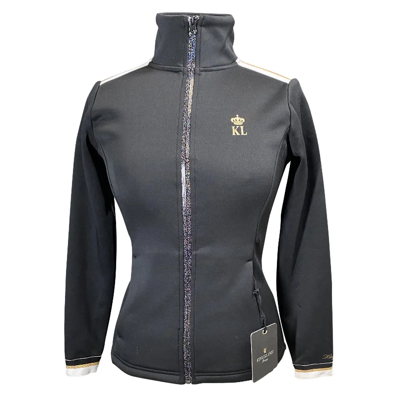 Kingsland 'Jemima' Zip Jacket in Black - Women's Small Nylon Jacket Polyester Jacket Spandex Jacket Kingsland 'Jemima' Zip Jacket in Black - Women's Small Nylon Jacket Polyester Jacket Spandex Jacket