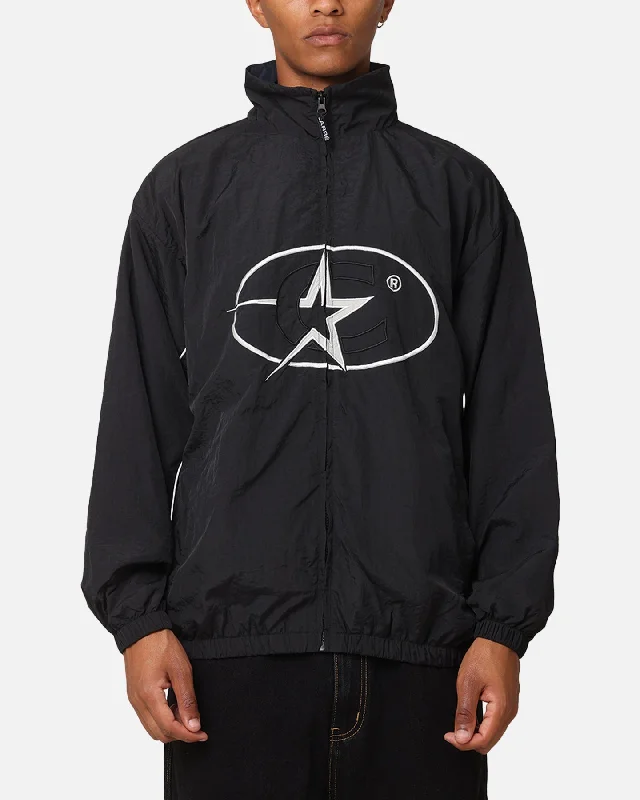 Carre C-Superstar Training Jacket Black Wool Fabric Cashmere Fabric Tweed Fabric