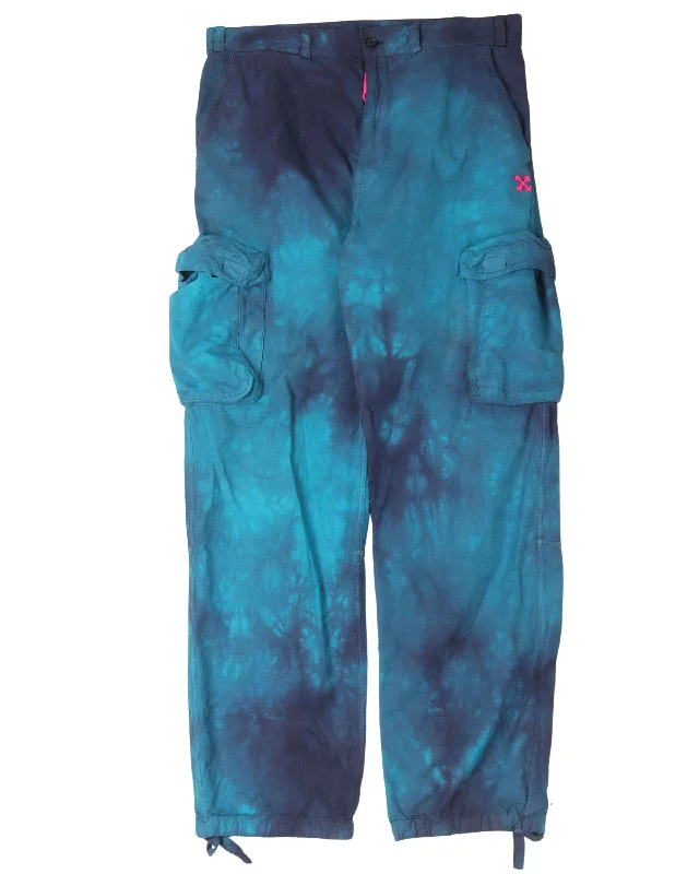 Watercolor Cargo Pants Comfortable Cargo Pants