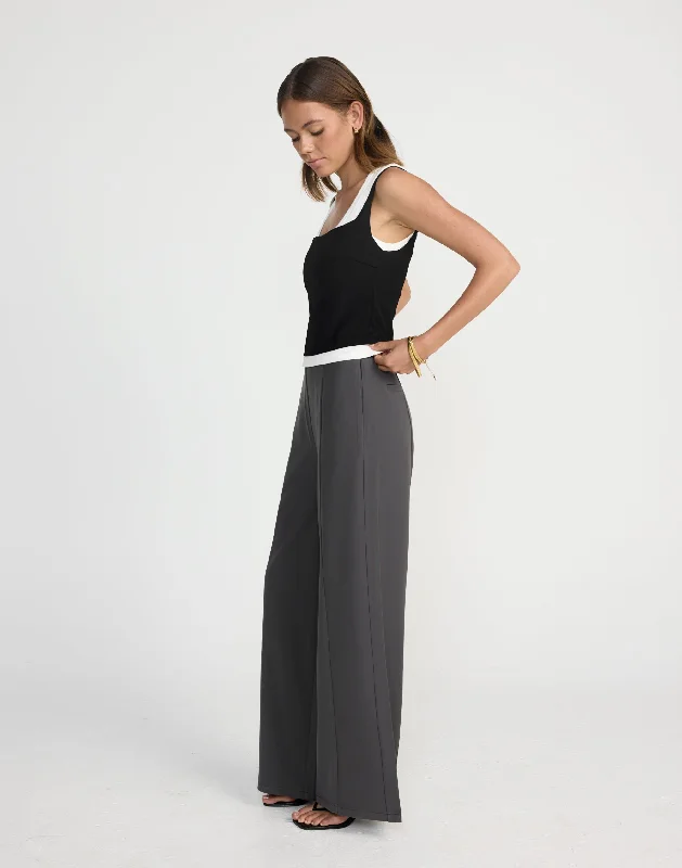 Esme Pants (Slate) Elegant Dress Pants