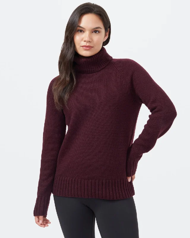 Highline Wool Turtleneck Sweater Fitted Loose Oversized