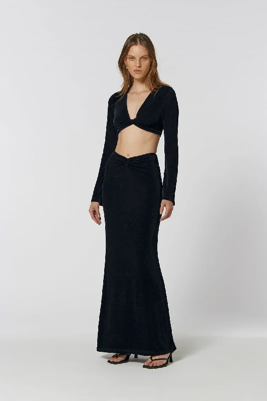 Kianna Anderson Skirt - Black athletic skirt fit