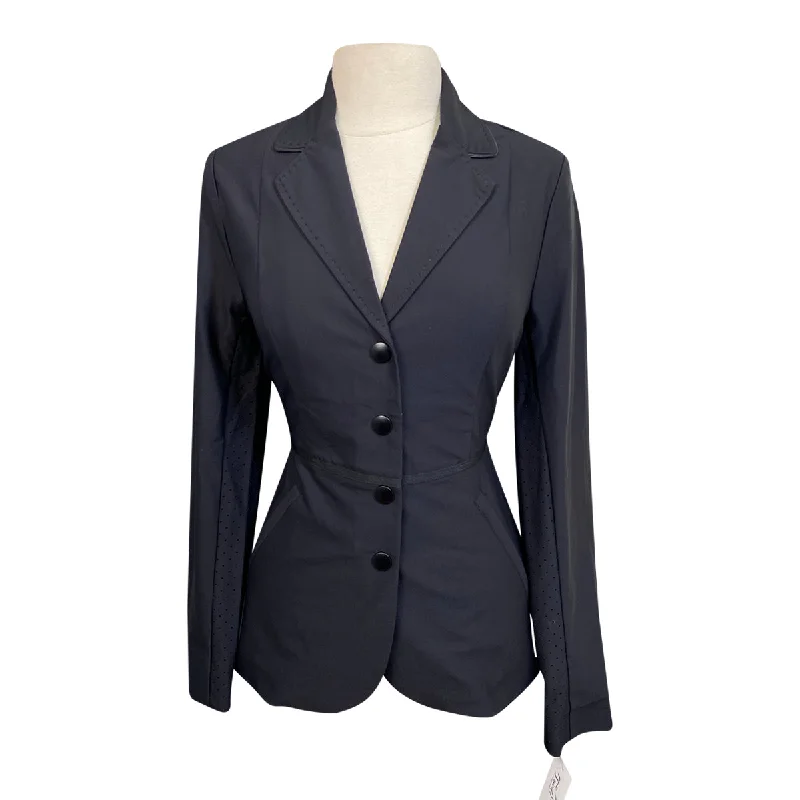 Asmar Equestrian 'Pro' Show Jacket in Black - Women's Medium Satin Jacket Silk Jacket Chiffon Jacket Asmar Equestrian 'Pro' Show Jacket in Black - Women's Medium Satin Jacket Silk Jacket Chiffon Jacket