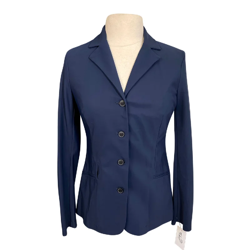 Oscar & Gabrielle 'Jade' Light Airbag Show Jacket in Navy - Women's Medium Wool Jacket Cashmere Jacket Tweed Jacket Oscar & Gabrielle 'Jade' Light Airbag Show Jacket in Navy - Women's Medium Wool Jacket Cashmere Jacket Tweed Jacket