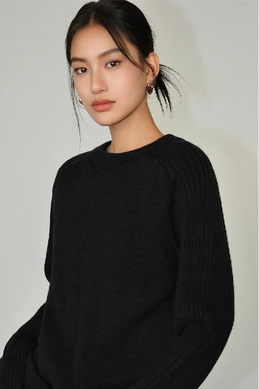 Round Neck Winter Sweater Satin Fabric Silk Fabric Chiffon Fabric