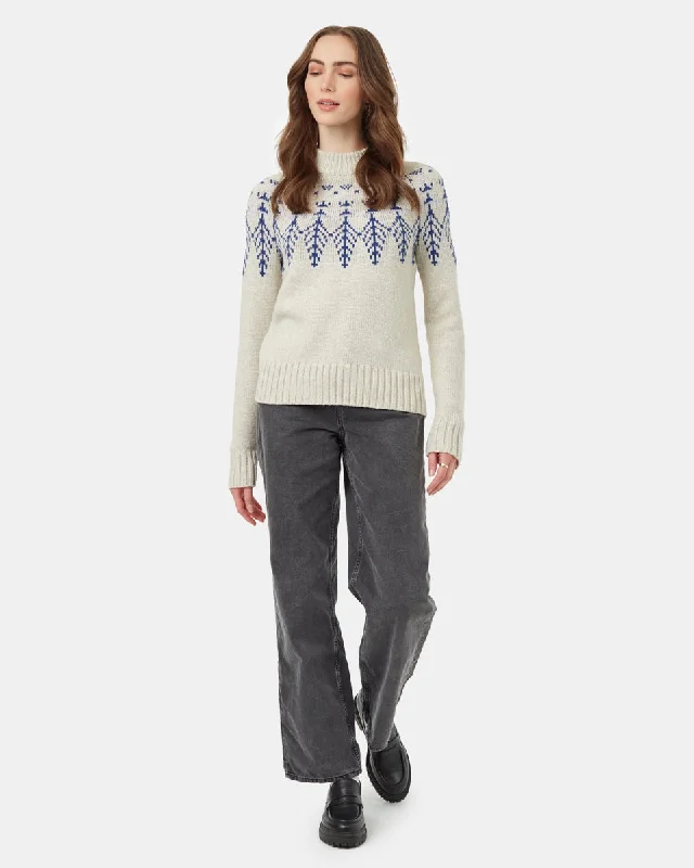 Highline Wool Intarsia Sweater Casual Formal Business