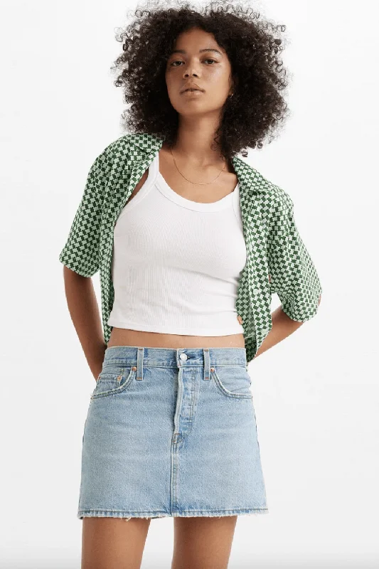 LEVI'S ICON SKIRT - FRONT AND CENTRE floral skirt print