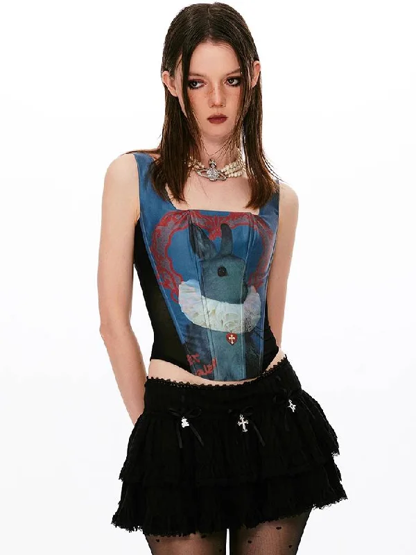 Tiered Lace Mini Skirts velvet skirt luxurious