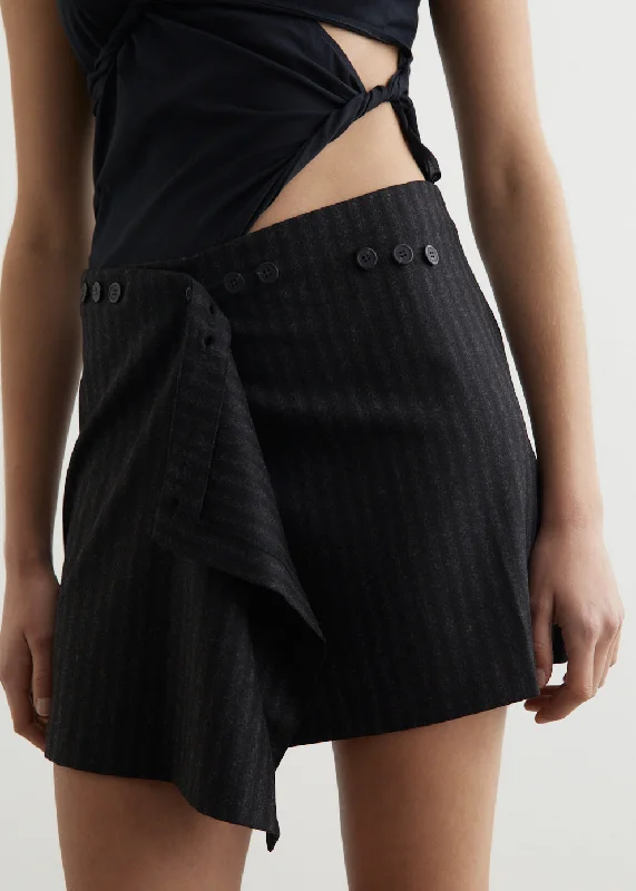 Leonie Skirt leather skirt bold
