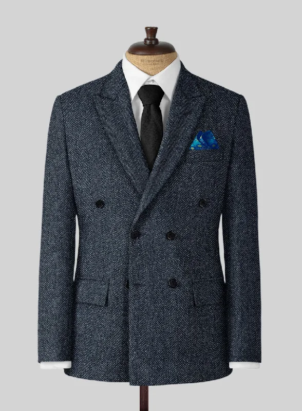 Highlander Heavy Blue Herringbone Tweed Jacket Chenille Jacket Brocade Jacket Lace Jacket Highlander Heavy Blue Herringbone Tweed Jacket Chenille Jacket Brocade Jacket Lace Jacket