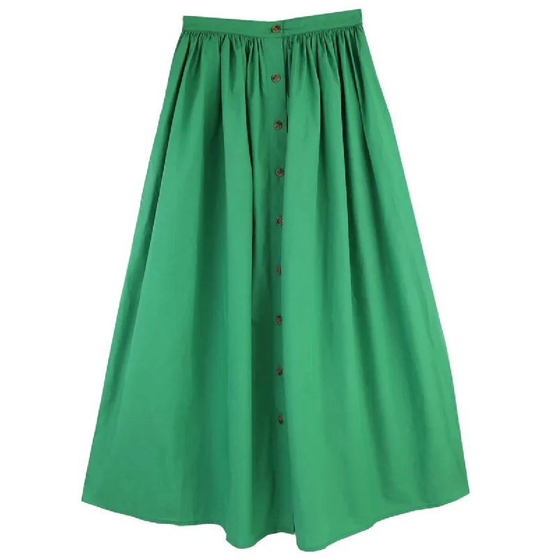 Isaac Skirt in Verde by L.F.Markey chiffon skirt lightweight