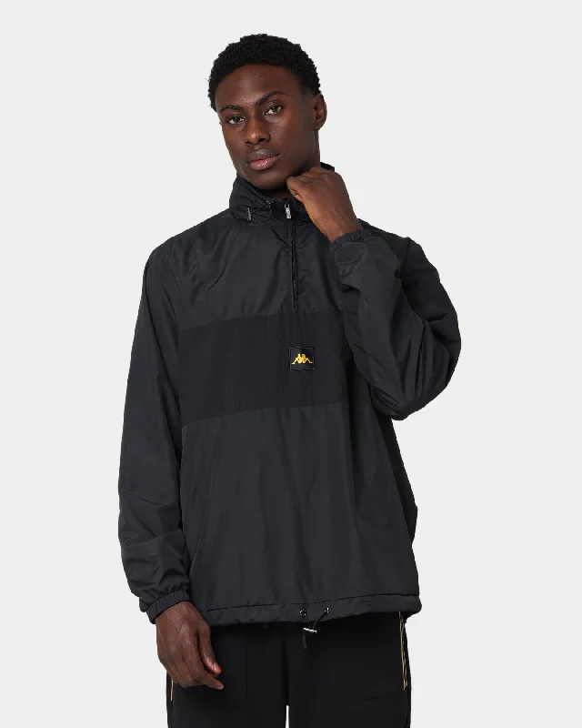Kappa Kappa X Culture Kings Authentic Phester Jacket Black/Gold Print Jacket Jacquard Jacket Embroidered Jacket Kappa Kappa X Culture Kings Authentic Phester Jacket Black/Gold Print Jacket Jacquard Jacket Embroidered Jacket