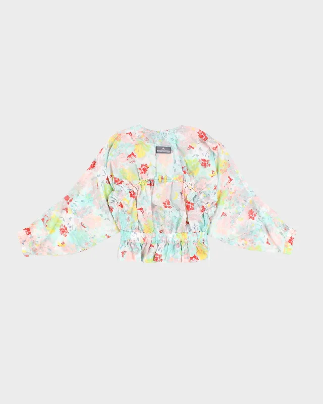 Stella McCartney x Adidas Floral Jacket - M Belted Jacket Elasticated Jacket Padded Jacket Stella McCartney x Adidas Floral Jacket - M Belted Jacket Elasticated Jacket Padded Jacket