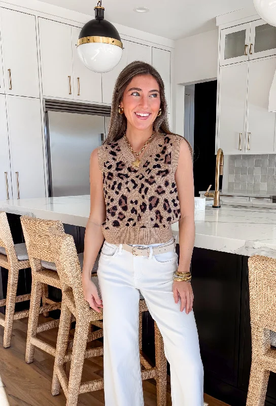 Wild at Heart Sweater Tank Toggled Drawstring Belted