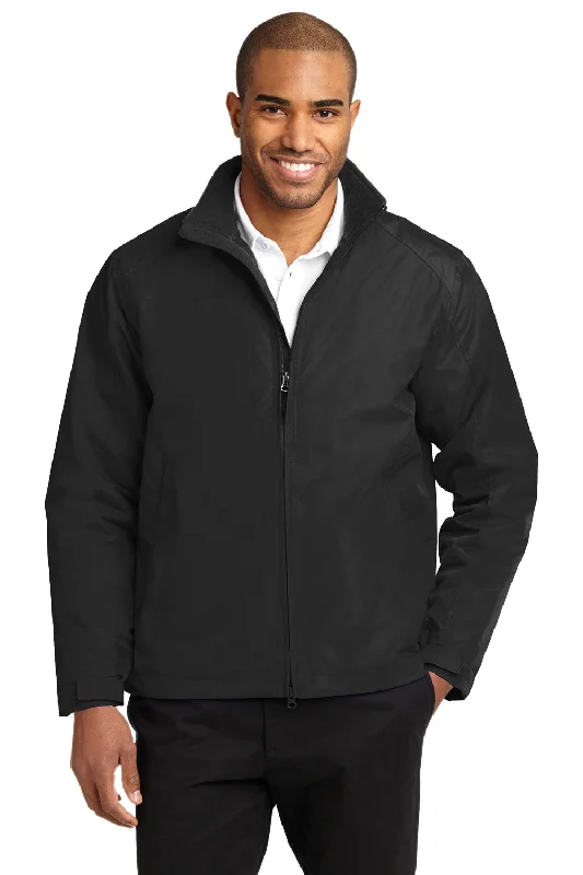 Port Authority Mens Challenger II Wind & Water Resistant Full Zip Jacket - Black Insulated Jacket Fitted Jacket Loose Jacket Port Authority Mens Challenger II Wind & Water Resistant Full Zip Jacket - Black Insulated Jacket Fitted Jacket Loose Jacket