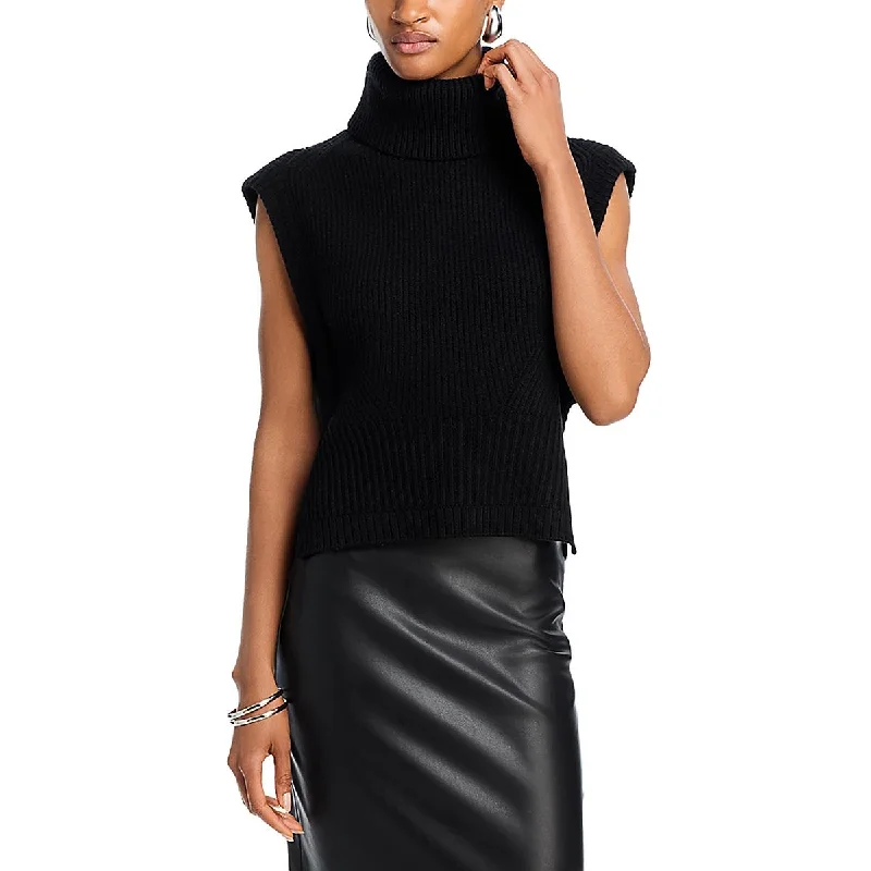 Jonathan Simkhai Womens Wool Blend Ribbed Mock Turtleneck Sweater Hooded Sweater Collared Sweater Shawl Collar Jonathan Simkhai Womens Wool Blend Ribbed Mock Turtleneck Sweater Hooded Sweater Collared Sweater Shawl Collar