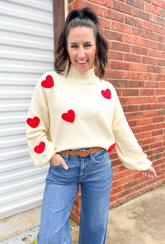 Oh My Heart Sweater Lace Blend Ribbed Blend Corduroy Blend