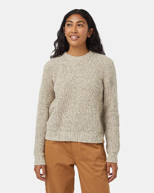 Highline Nep Crew Sweater Sweater Knitwear Pullover