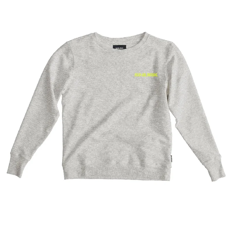 SNURK uni grey sweater ladies Thin Thick Dense