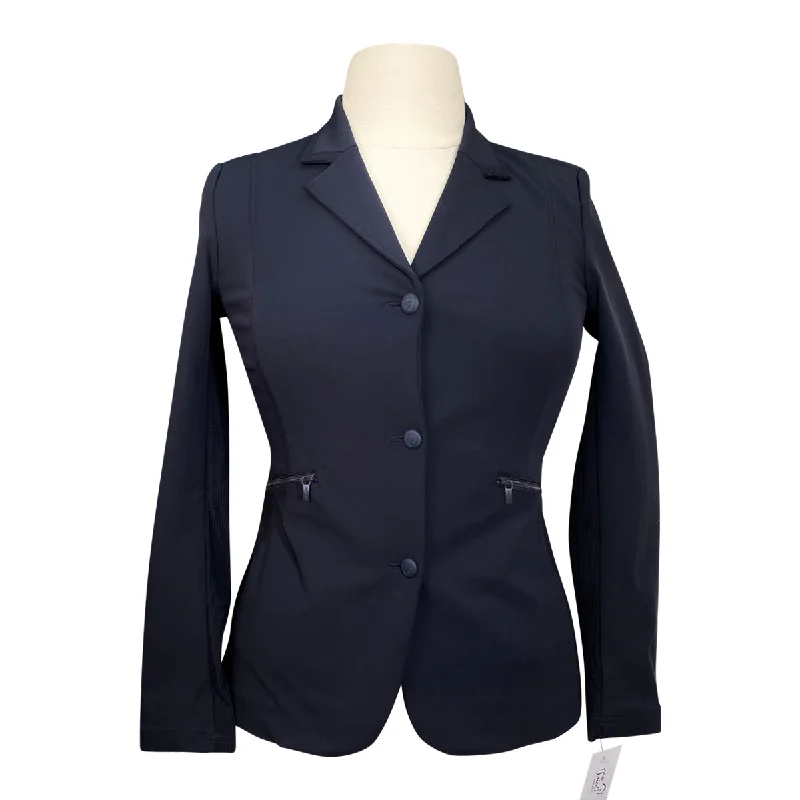 Ariat 'Galatea' Show Jacket in Navy - Women's 10R Denim Fabric Leather Fabric Suede Fabric Ariat 'Galatea' Show Jacket in Navy - Women's 10R Denim Fabric Leather Fabric Suede Fabric