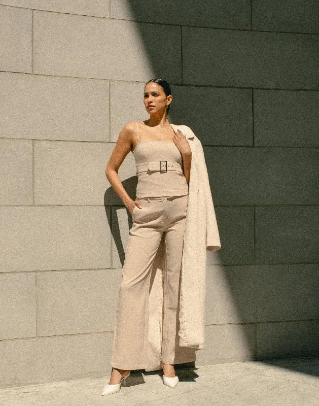 Terese Pants (Ecru) Formal Slim Pants