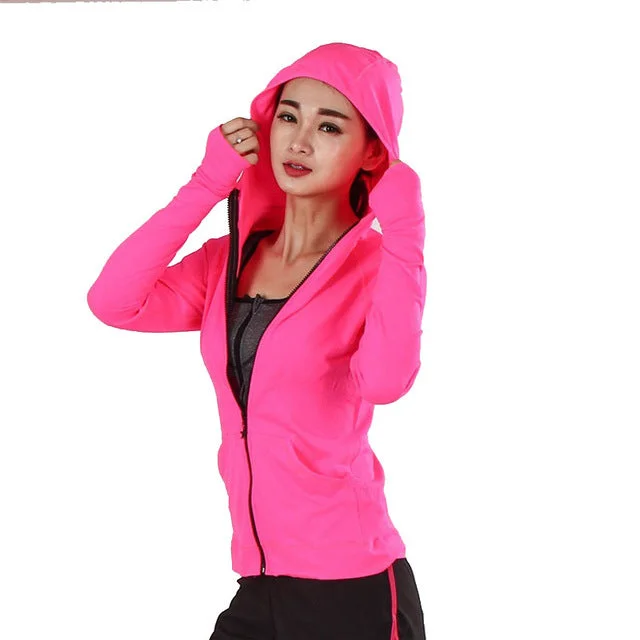 Women's Heal Orange Running Jacket Appliqued Jacket Beaded Jacket Sequined Jacket