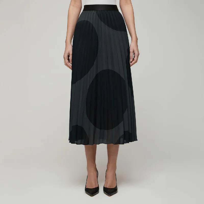 Yona skirt, Kerä, black floral skirt print
