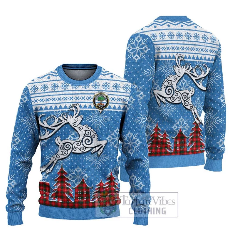 Fenton Clan Christmas Ugly Sweater Celtic Reindeer Style Open Front Closed Front Wrap Front Fenton Clan Christmas Ugly Sweater Celtic Reindeer Style Open Front Closed Front Wrap Front