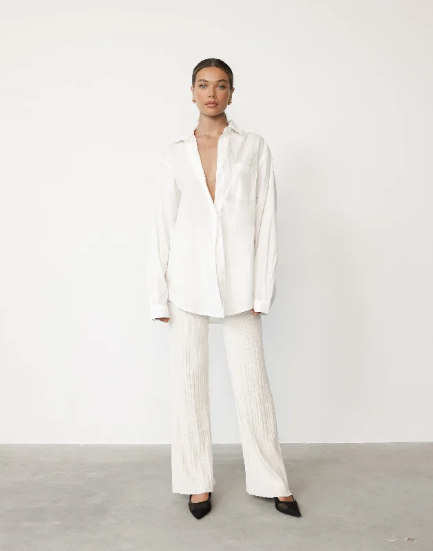 Kienna Pants (Oat) Elegant Dress Pants