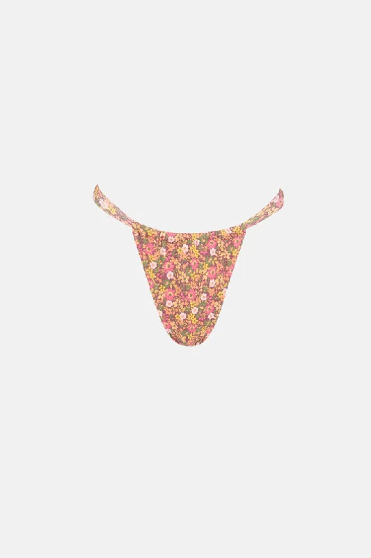 Rhythm Marie Floral Soft Side Itsy Pant - PINK Formal Stretch Pants