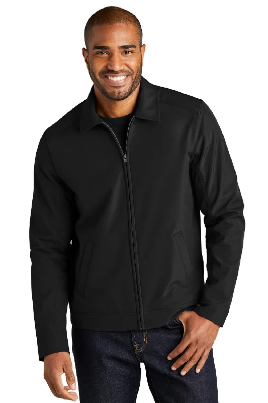 Port Authority Mens Mechanic Wind & Water Resistant Full Zip Soft Shell Jacket - Black Appliqued Jacket Beaded Jacket Sequined Jacket Port Authority Mens Mechanic Wind & Water Resistant Full Zip Soft Shell Jacket - Black Appliqued Jacket Beaded Jacket Sequined Jacket