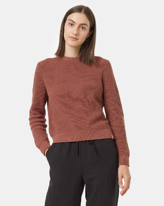 Highline Crew Sweater Turtle Neck Boat Neck Asymmetrical Neck