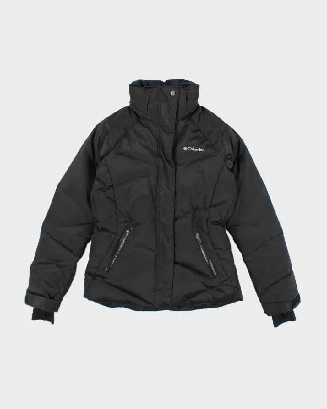 Vintage Y2k 00s Columbia Black Puffer Jacket - XS Trench Coat Raincoat Waterproof Jacket